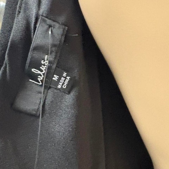 Lulus Black V-Neck Sleeveless Mermaid Maxi Formal Evening Gown Dress Size Medium - Picture 5 of 6